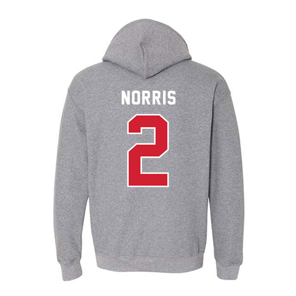NWOSU - NCAA Men's Basketball : Justin Norris - Classic Shersey Hooded Sweatshirt-1