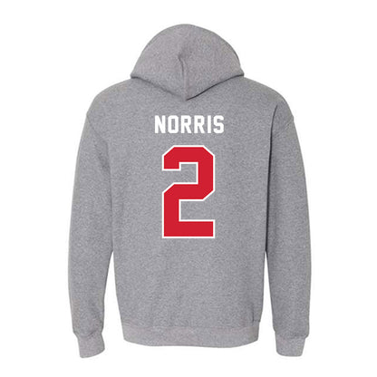 NWOSU - NCAA Men's Basketball : Justin Norris - Classic Shersey Hooded Sweatshirt-1