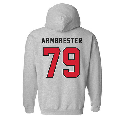NWOSU - NCAA Men's Basketball : Robbie Armbrester - Classic Shersey Hooded Sweatshirt-1