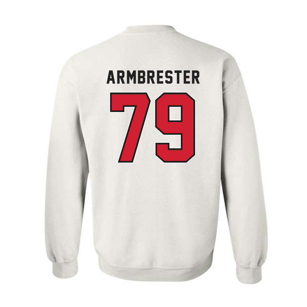 NWOSU - NCAA Men's Basketball : Robbie Armbrester - Classic Shersey Crewneck Sweatshirt-1