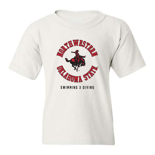 NWOSU - NCAA Men's Swimming & Diving : Zach Thomas - Classic Shersey Youth T-Shirt-0