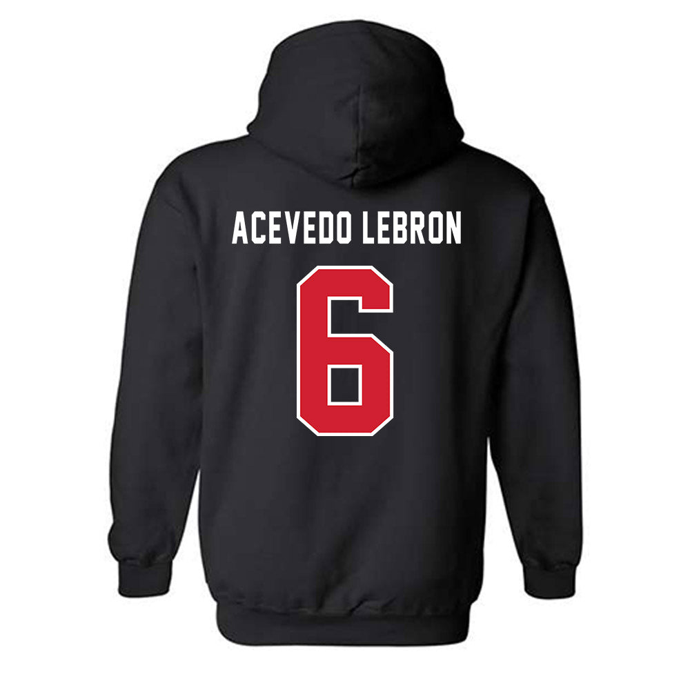 NWOSU - NCAA Women's Volleyball : Jesselix Acevedo Lebron - Hooded Sweatshirt-1