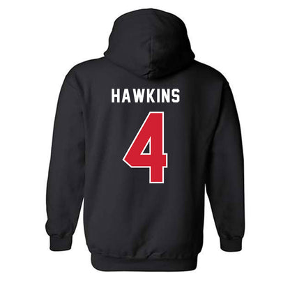 NWOSU - NCAA Men's Basketball : Mikey Hawkins - Hooded Sweatshirt-1
