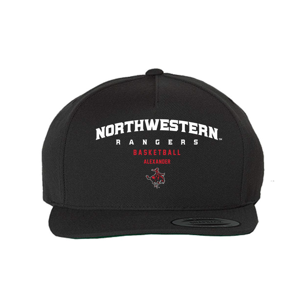 NWOSU - NCAA Men's Basketball : Max Alexander - Snapback Hat-0