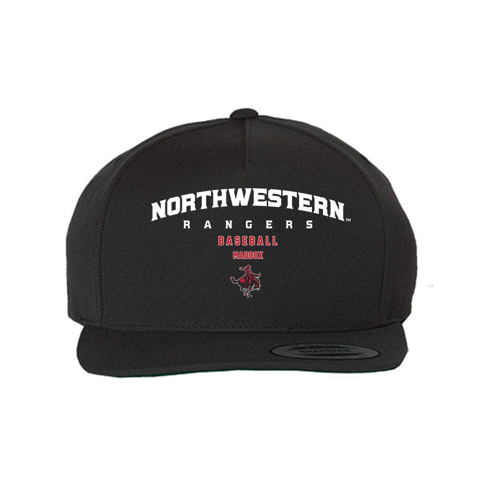 NWOSU - NCAA Baseball : Austin Maddox - Snapback Hat-0