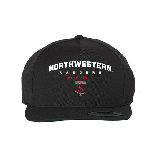 NWOSU - NCAA Men's Basketball : Mikey Hawkins - Snapback Hat-0