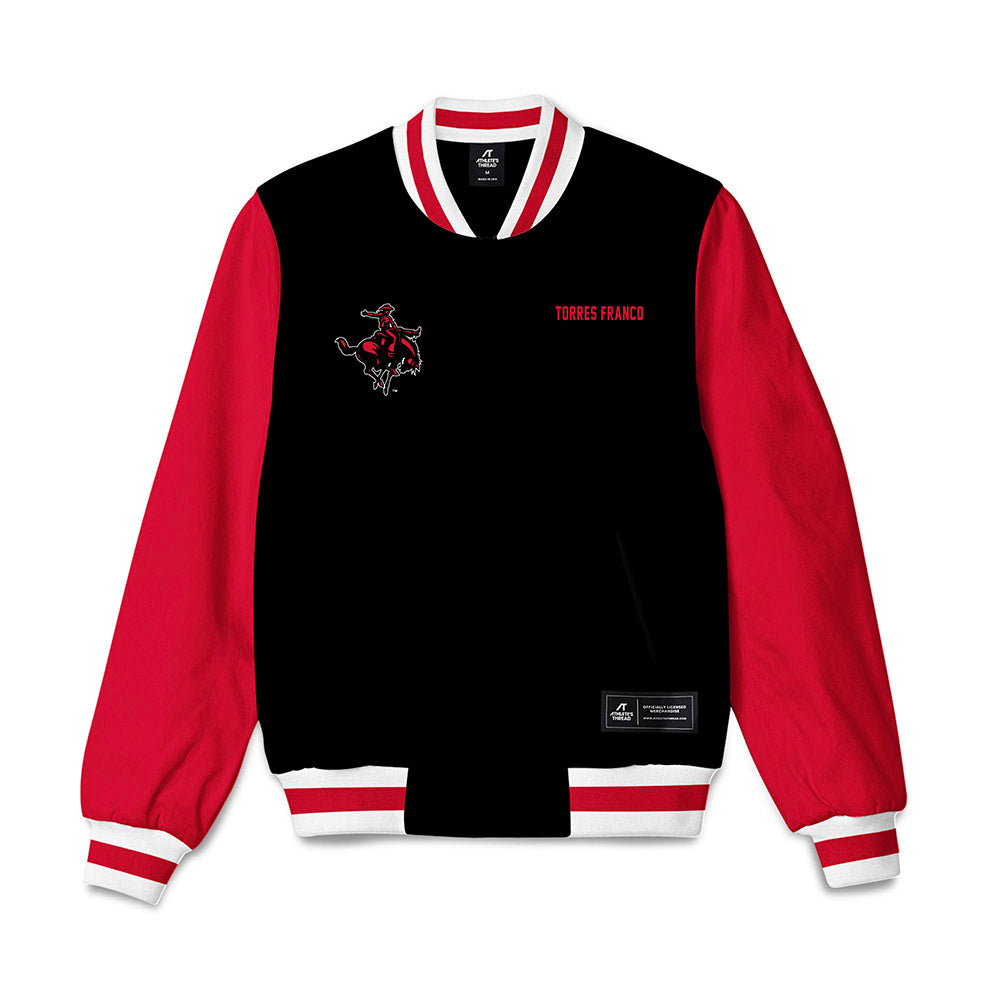 NWOSU - NCAA Women's Cross Country : Jamie Torres Franco - Bomber Jacket-0