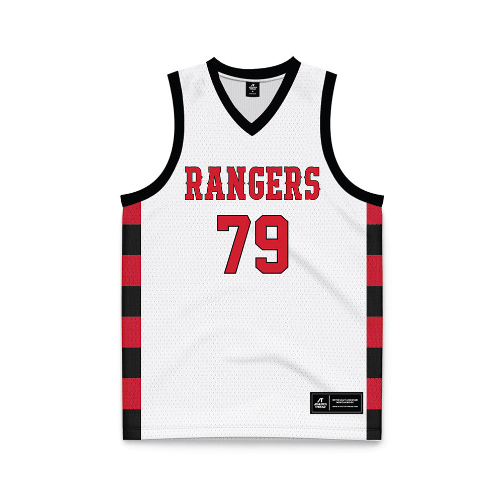NWOSU - NCAA Men's Basketball : Robbie Armbrester - White Basketball Jersey-0