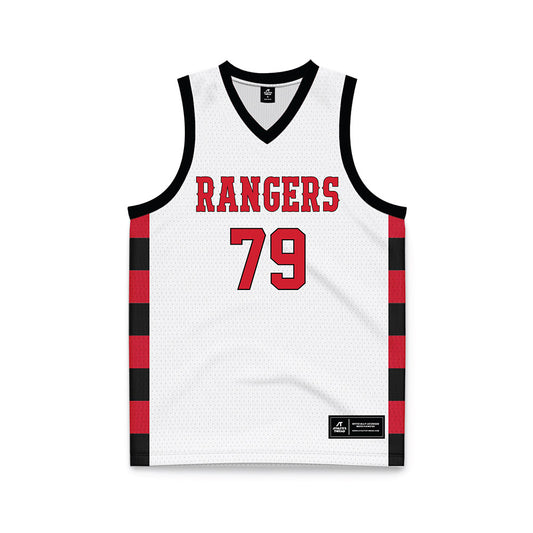 NWOSU - NCAA Men's Basketball : Robbie Armbrester - White Basketball Jersey-0