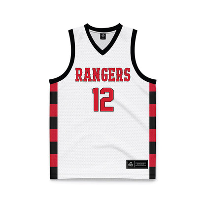 NWOSU - NCAA Men's Basketball : Kyler Penco - White Basketball Jersey-0