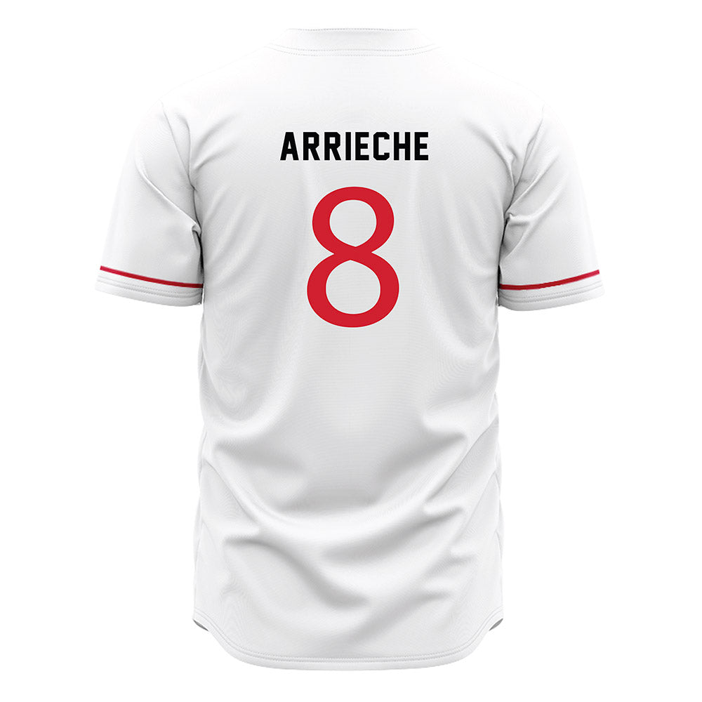 NWOSU - NCAA Baseball : Isaac Arrieche - white Jersey-1
