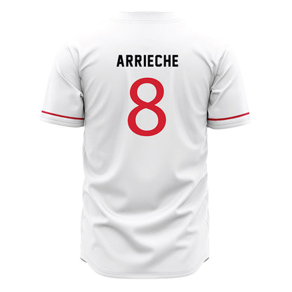NWOSU - NCAA Baseball : Isaac Arrieche - white Jersey-1