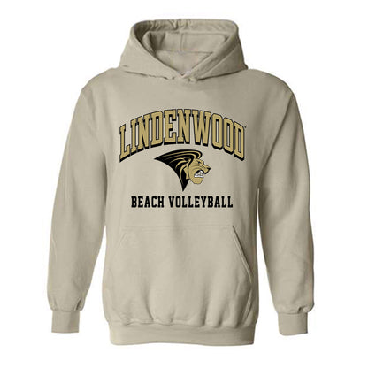 Lindenwood - NCAA Beach Volleyball : Dixie Farish - Classic Shersey Hooded Sweatshirt-0