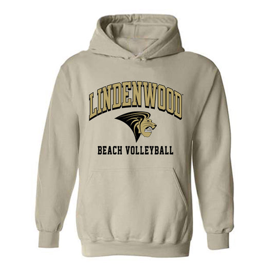Lindenwood - NCAA Beach Volleyball : Dixie Farish - Classic Shersey Hooded Sweatshirt-0