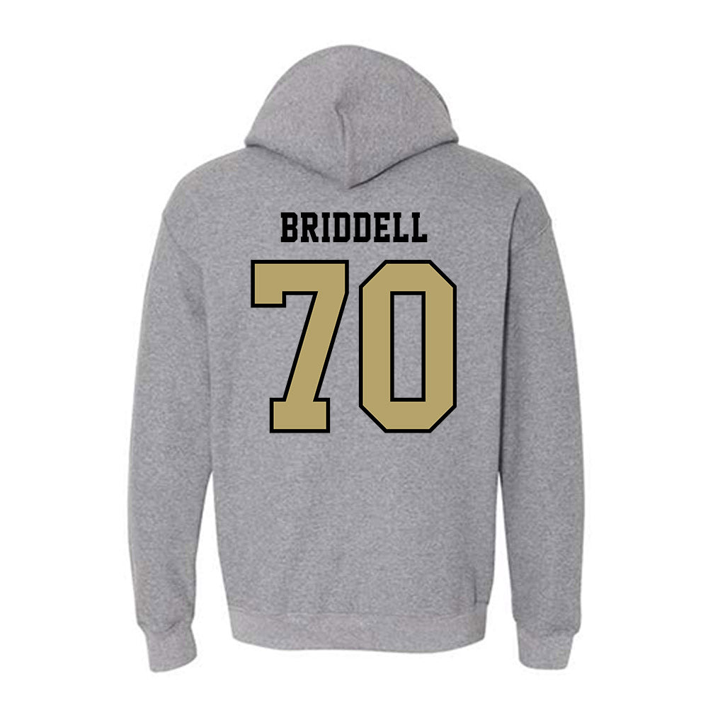 Lindenwood - NCAA Football : Carter Briddell - Classic Shersey Hooded Sweatshirt-1