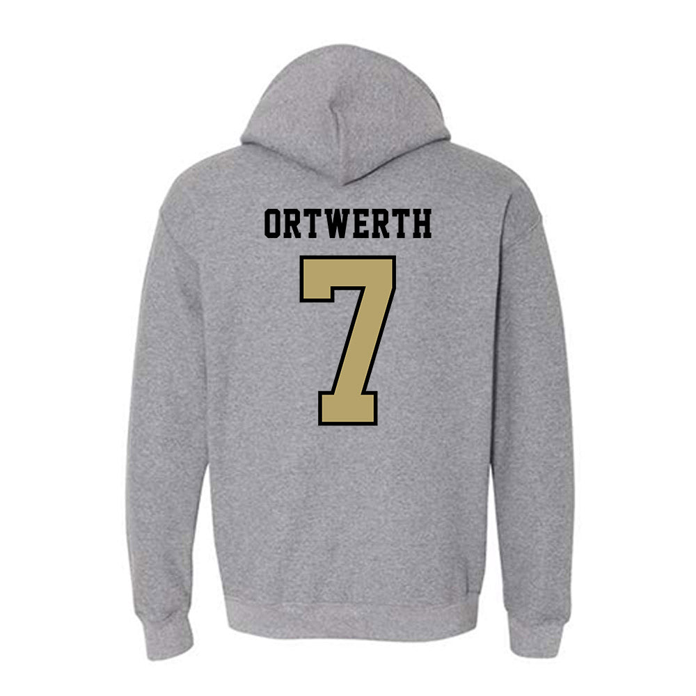 Lindenwood - NCAA Women's Volleyball : Lauren Ortwerth - Classic Shersey Hooded Sweatshirt-1