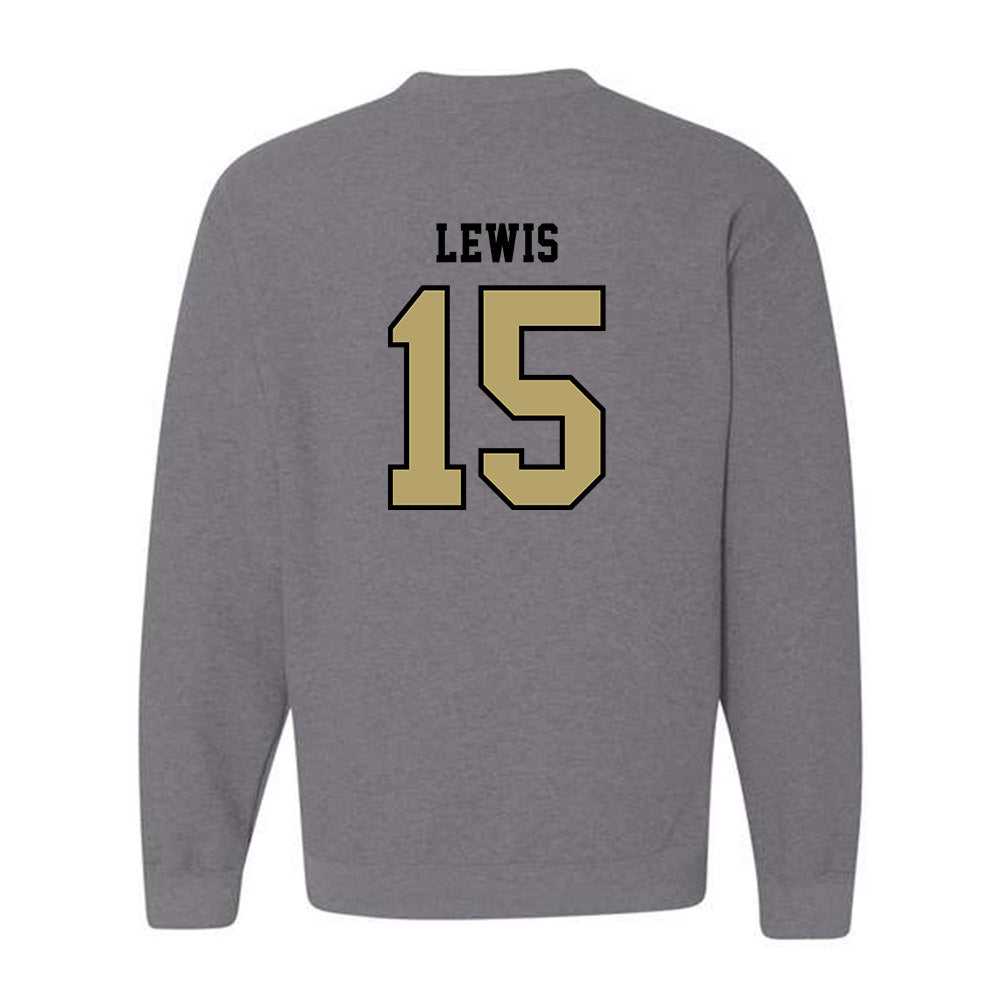 Lindenwood - NCAA Football : Zach Lewis - Classic Shersey Crewneck Sweatshirt-1