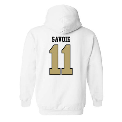 Lindenwood - NCAA Men's Ice Hockey : Charles Savoie - Classic Shersey Hooded Sweatshirt-1