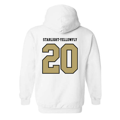 Lindenwood - NCAA Women's Ice Hockey : Tatem Starlight-Yellowfly - Classic Shersey Hooded Sweatshirt-1