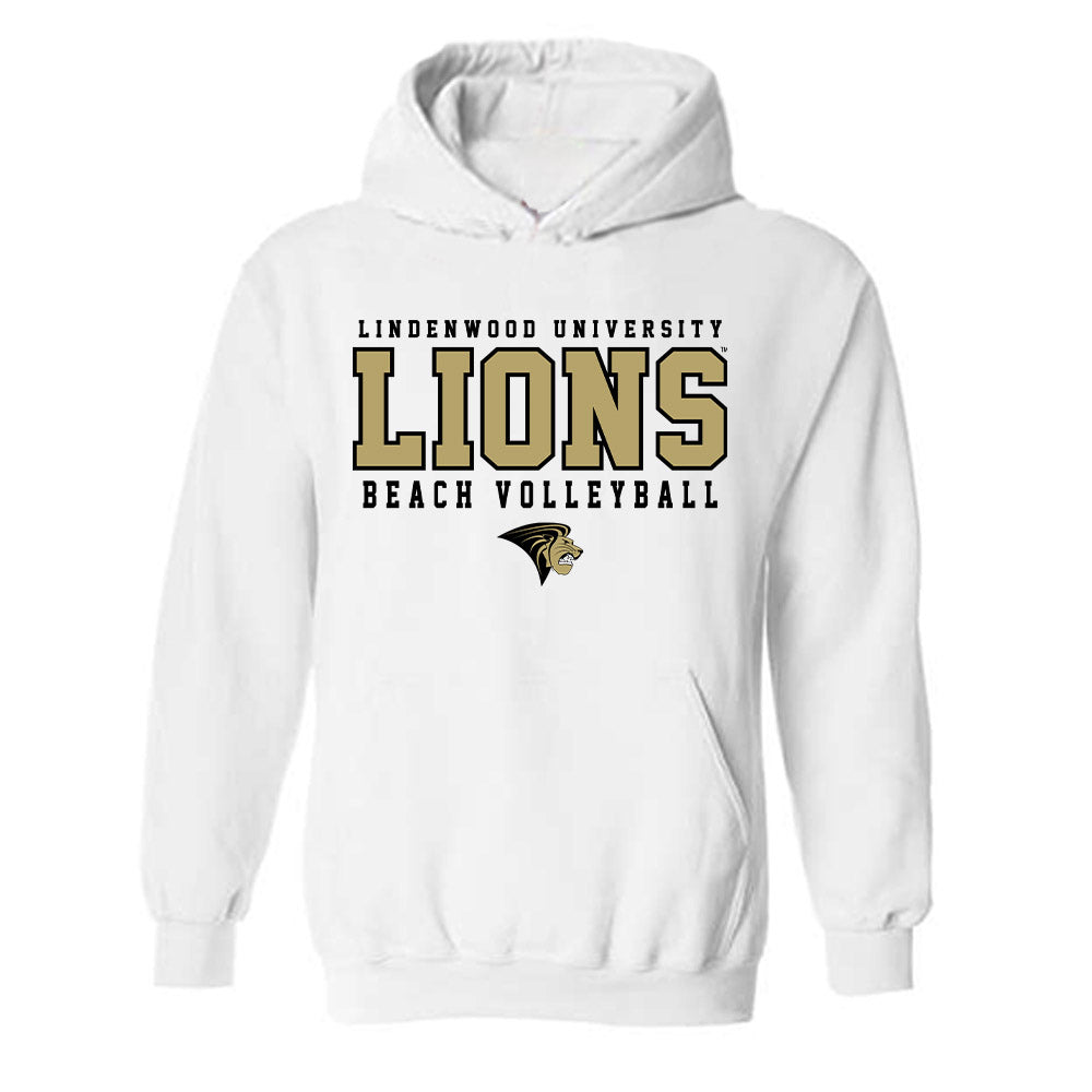 Lindenwood - NCAA Beach Volleyball : Dixie Farish - Classic Shersey Hooded Sweatshirt-0