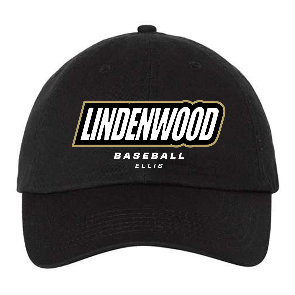 Lindenwood - NCAA Baseball : Tyler Ellis - Dad Hat-0