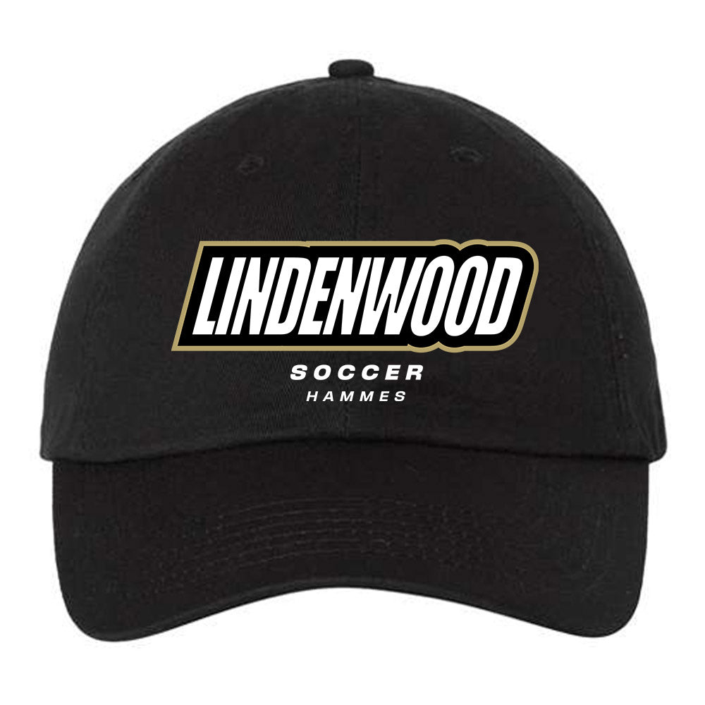 Lindenwood - NCAA Men's Soccer : Alexander Hammes - Dad Hat-0