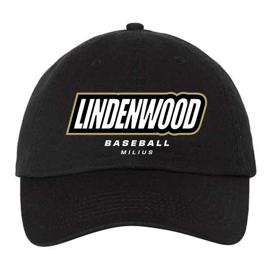 Lindenwood - NCAA Baseball : Ethan Milius - Dad Hat-0