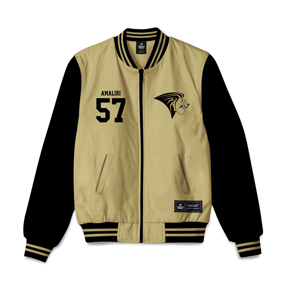 Lindenwood - NCAA Football : David Amaliri - Bomber Jacket-0