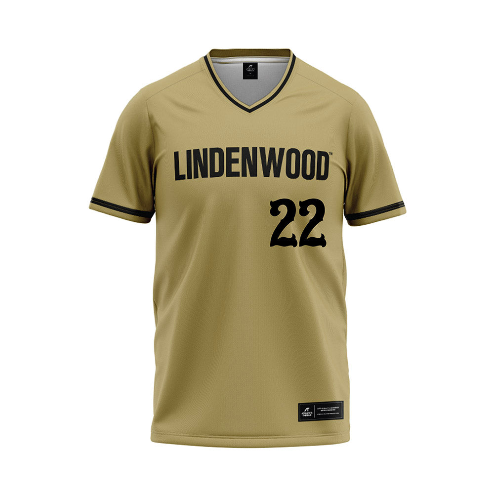 Lindenwood - NCAA Baseball : Tyler Ellis - Baseball Jersey-0