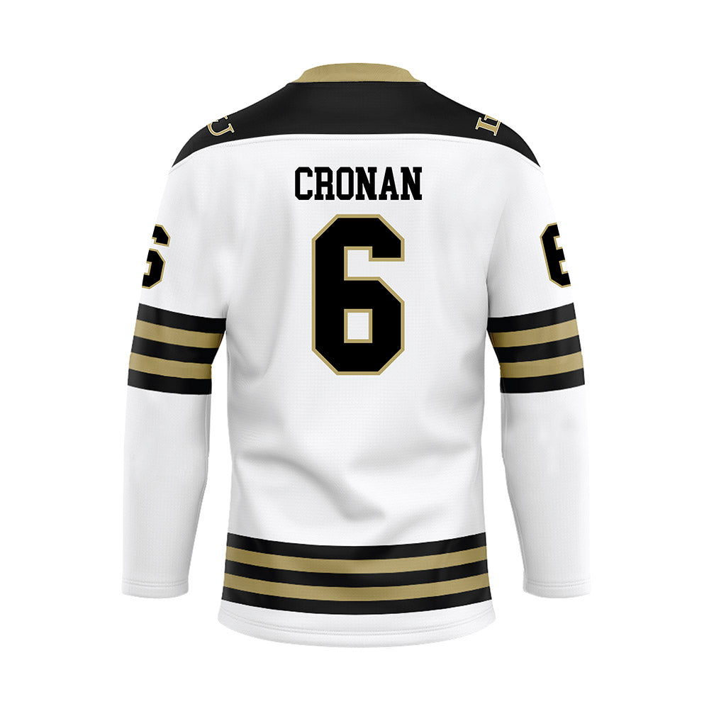 Lindenwood - NCAA Women's Ice Hockey : Maegan Cronan - White Hockey Jersey-1