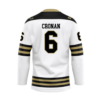 Lindenwood - NCAA Women's Ice Hockey : Maegan Cronan - White Hockey Jersey-1