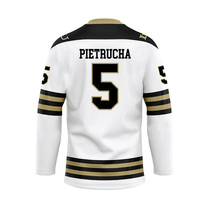 Lindenwood - NCAA Women's Ice Hockey : Nicole Pietrucha - White Hockey Jersey-1