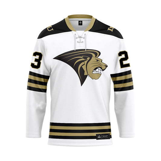 Lindenwood - NCAA Women's Ice Hockey : Josey Weeks - White Hockey Jersey-0