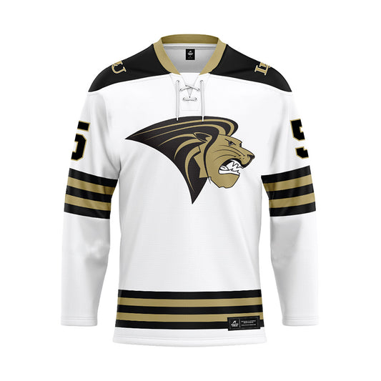 Lindenwood - NCAA Women's Ice Hockey : Nicole Pietrucha - White Hockey Jersey-0