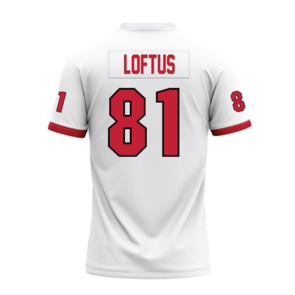 Miami of Ohio - NCAA Football : Brendan Loftus - White Premium Football Jersey-1