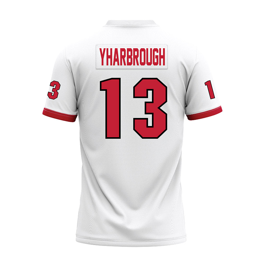 Miami of Ohio - NCAA Football : Desmon Yharbrough - White Premium Football Jersey-1