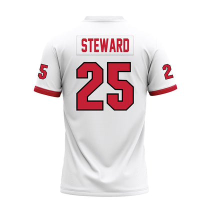 Miami of Ohio - NCAA Football : Ike Steward - White Premium Football Jersey-1