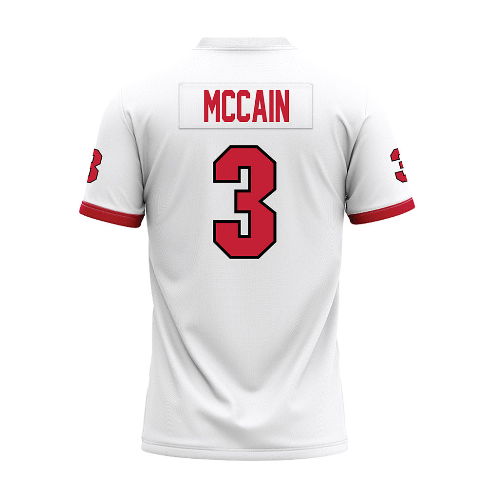 Miami of Ohio - NCAA Football : Malcolm McCain - White Premium Football Jersey-1