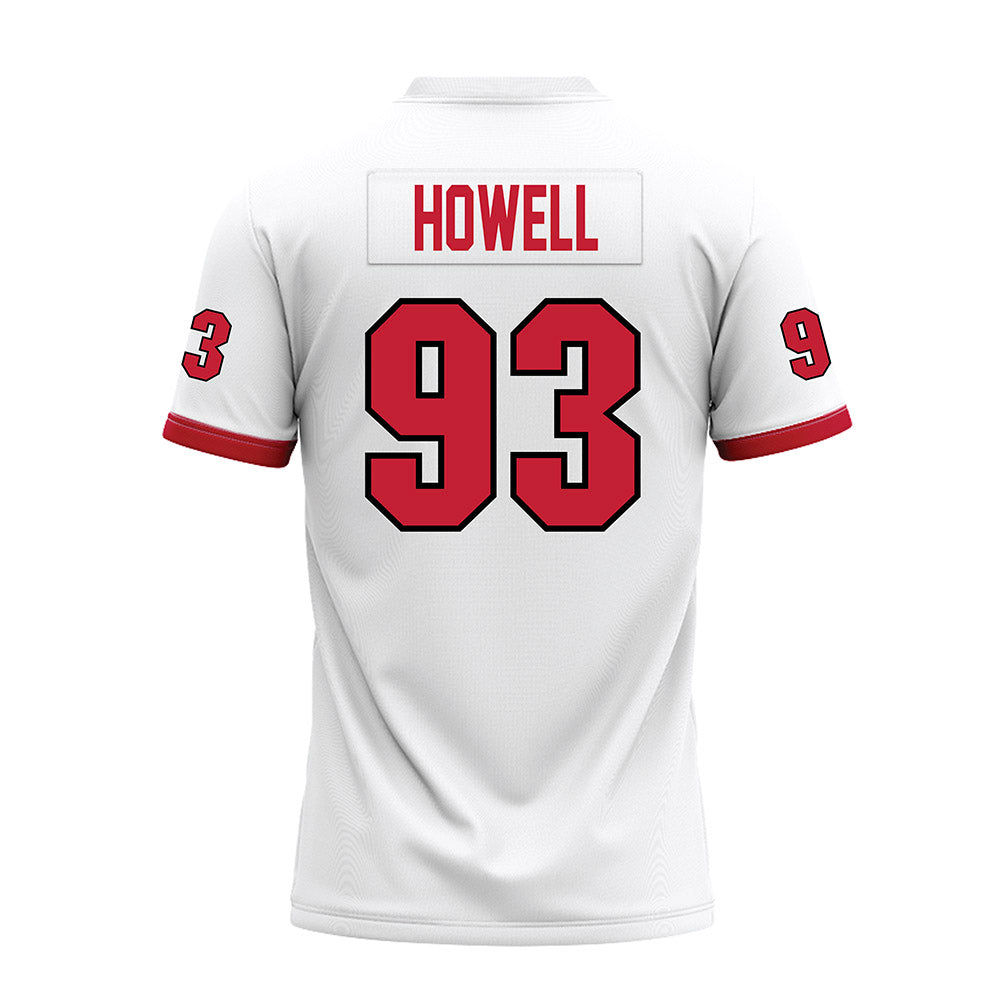 Miami of Ohio - NCAA Football : Logan Howell - White Premium Football Jersey-1