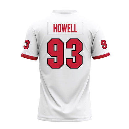 Miami of Ohio - NCAA Football : Logan Howell - White Premium Football Jersey-1