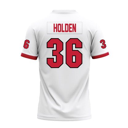 Miami of Ohio - NCAA Football : Carter Holden - White Premium Football Jersey-1