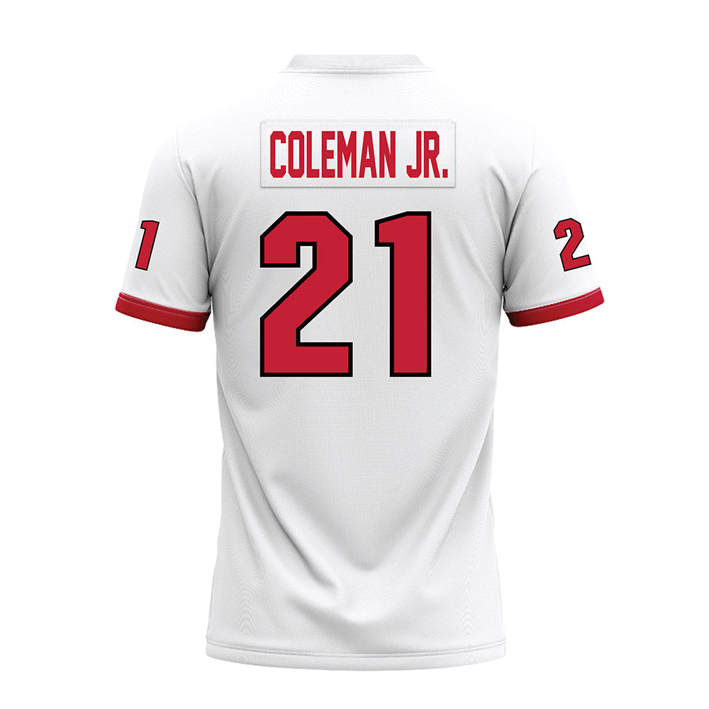 Miami of Ohio - NCAA Football : Toney Coleman Jr. - White Premium Football Jersey-1