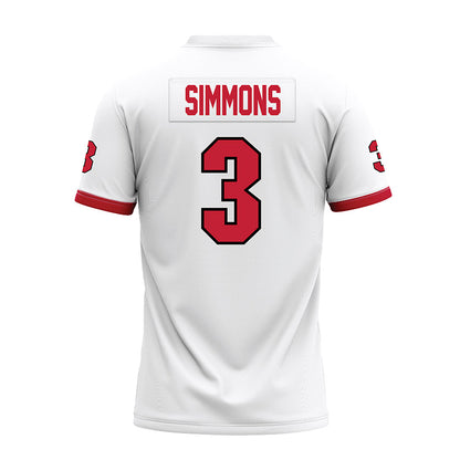 Miami of Ohio - NCAA Football : Quintin Simmons - White Premium Football Jersey-1