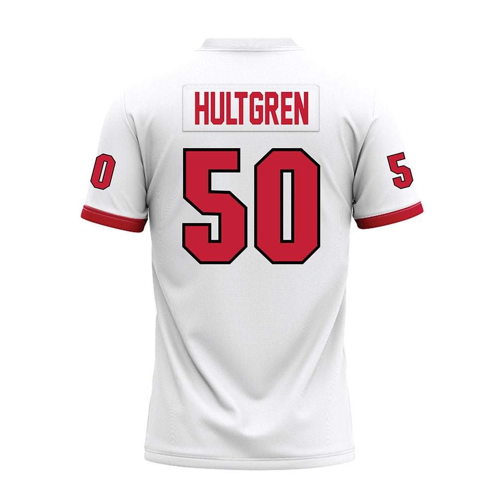 Miami of Ohio - NCAA Football : Zach Hultgren - White Premium Football Jersey-1