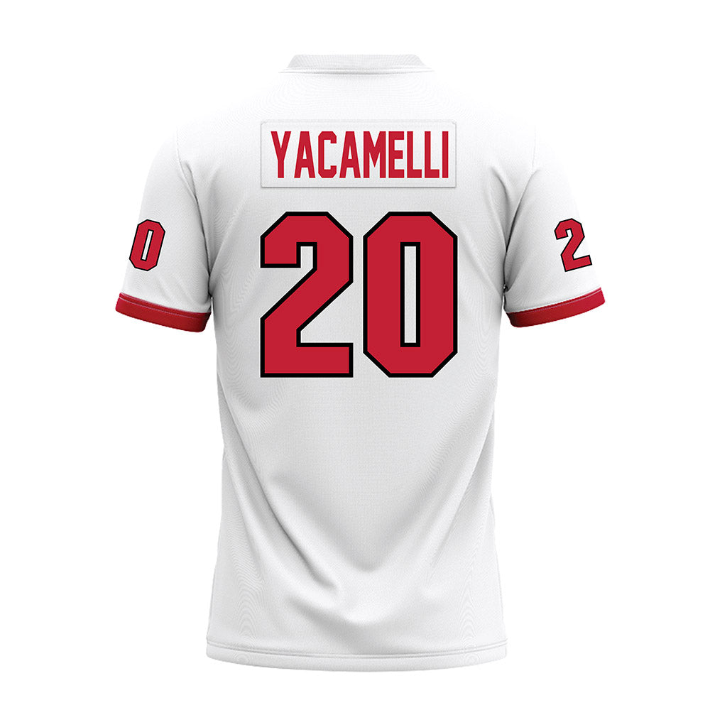 Miami of Ohio - NCAA Football : Cade Yacamelli - White Premium Football Jersey-1