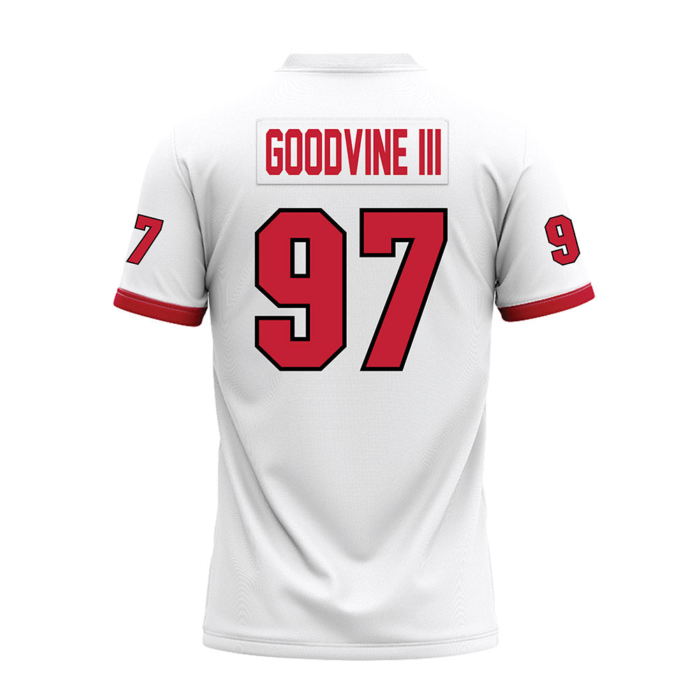 Miami of Ohio - NCAA Football : William Goodvine III - White Premium Football Jersey-1