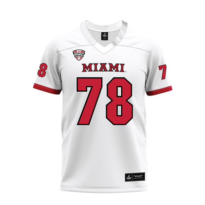 Miami of Ohio - NCAA Football : Devontae Armstrong - White Premium Football Jersey-0
