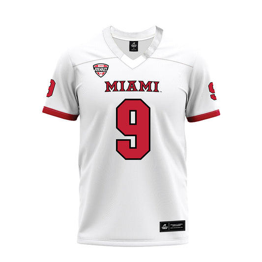 Miami of Ohio - NCAA Football : Dshawntae JONES - White Premium Football Jersey-0