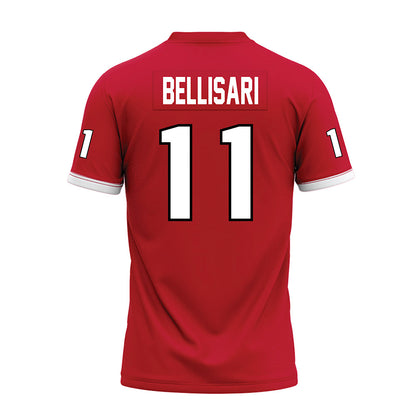 Miami of Ohio - NCAA Football : Drew Bellisari - Red Premium Football Jersey-1