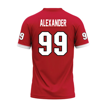 Miami of Ohio - NCAA Football : Oyeka Alexander - Red Premium Football Jersey-1
